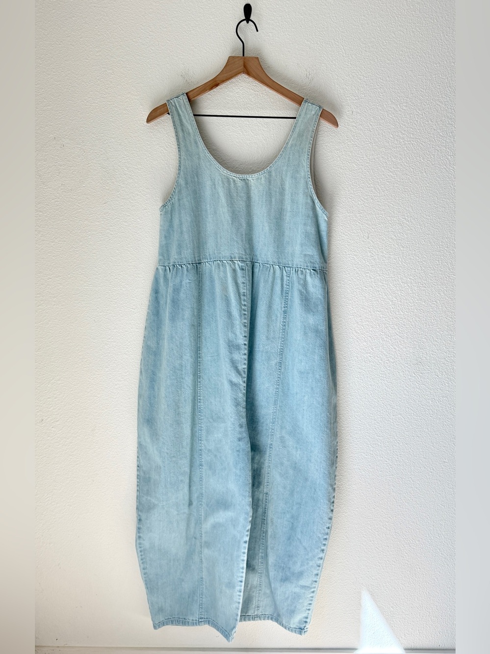Ilana Kohn Heana Pale Blue Denim Jumpsuit - Small